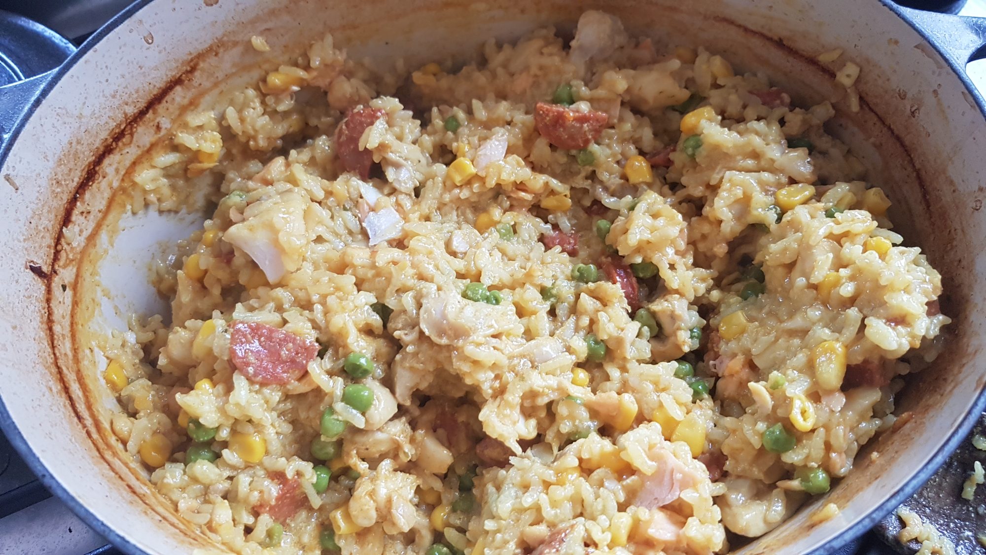 Ovenbaked Paella just add patience