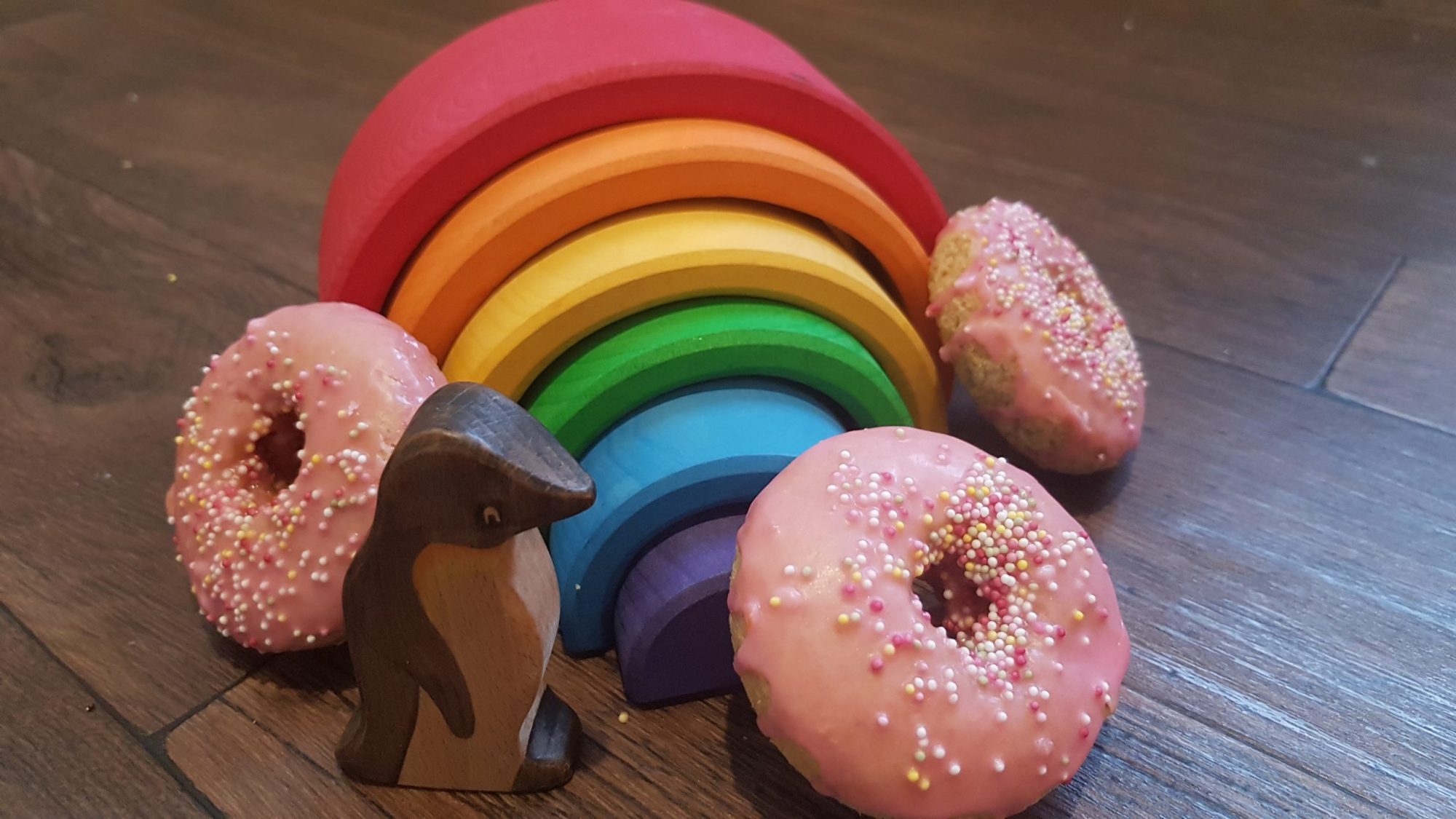 Condensed Milk Doughnuts just add patience